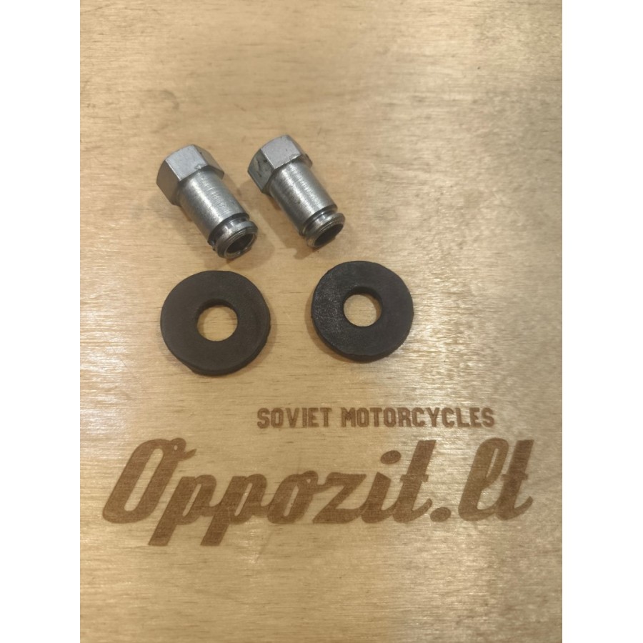 Ural/Dnepr galvų dangtelių veržlės, komplektas