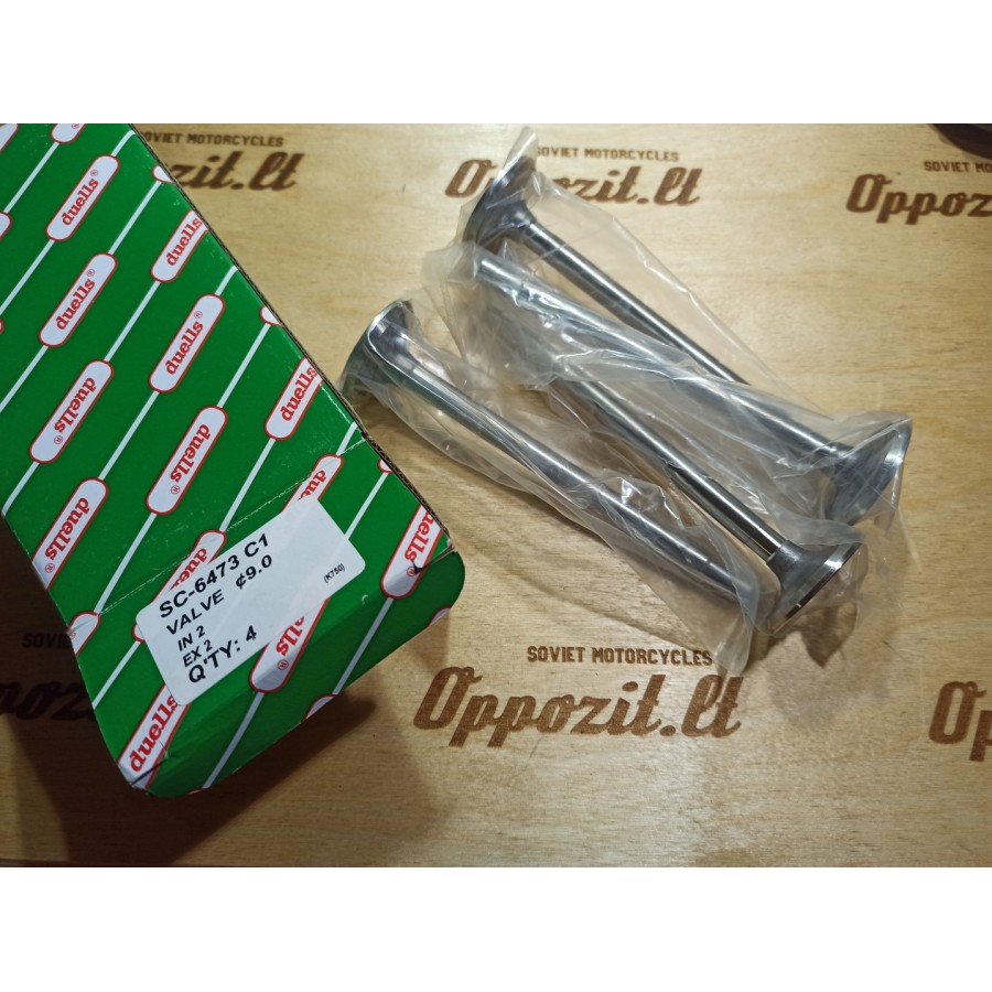 Vožtuvai K750, M72 Duells 9,0mm