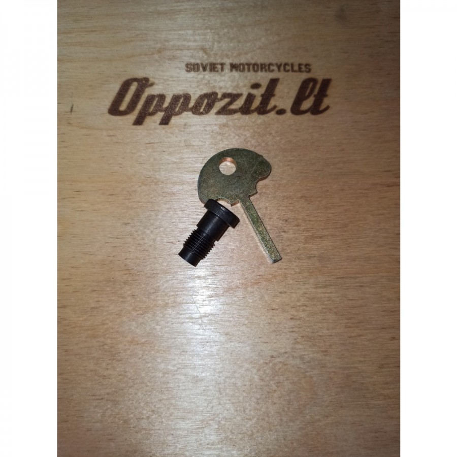 Bako daiktadėžės spynelė su raktu. K750